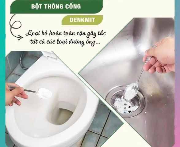 Bột Thông Cống DENKMIT Đức 600gr