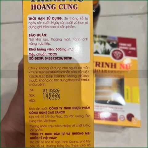 1 HỘP VIÊN UỐNG TRINH NỮ HOÀNG CUNG GIÚP HỖ TRỢ GIẢM SỰ PHÁT TRIỂN CỦA U XƠ TỬ CUNG, U XƠ NANG TUYẾN VÚ LÀNH TÍNH Ở PHỤ NỮ VÀ U XƠ TUYẾN TIỀN LIỆT Ở NAM GIỚI. HÀNG CHÍNH HÀNG LOẠI 1
