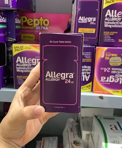 chống dị ứng Allegra Allergy 24hr 90 Tablets