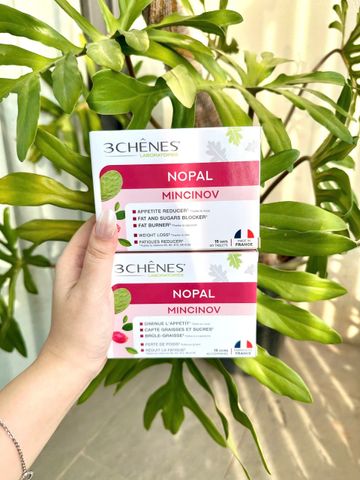 (Mẫu mới) Viên Giảm Mỡ Nopal Minci Nov Pháp - Hỗ Trợ Đốt Cháy Mỡ Thừa, Cải Thiện Tình Trạng Cơ Thể Khỏe Mạnh, Không Mệt Mỏi