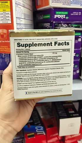  hệ tiêu hóa và đường ruột Nature’s Bounty Probiotic 10 70 viên