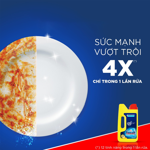 Bột Rửa Bát FINISH Classic Hương Chanh 1kg