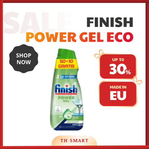 Gel Rửa Bát FINISH Eco Lành Tính 900ml