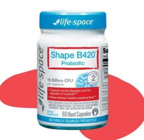 [Nhập khẩu]  Life Space Shape B420 Probiotic - Men vi sinh hỗ trợ giảm cân, đốt mỡ,cải thiện tiêu hóa và giảm táo bón Prebiotic (60v)