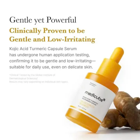 (Hàng CTY) Tinh Chất Medicube Kojic Acid Turmeric Vita Serum Dưỡng Sáng Mờ Thâm Nám Sau Mụn 30ML
