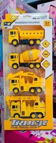 Bộ 4 chiếc xe ô tô đồ chơi trẻ em gồm 3 phân loại 818-1D 828-1D 838-1D