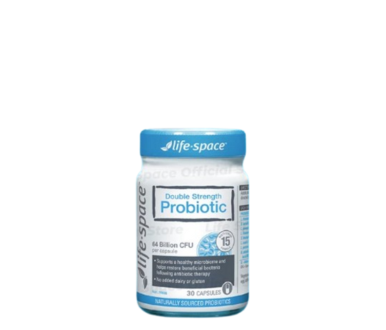 [Nhập khẩu] Life Space Double Strength 30 viên – Men vi sinh Hỗ trợ sức khỏe đường ruột và tăng cường hệ miễn dịch chứa prebiotic