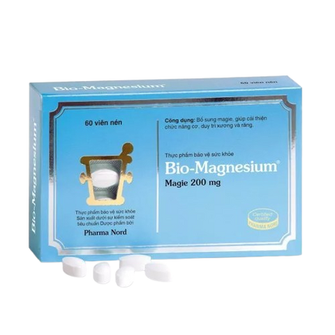 [Nhập khẩu] PHARMA NORD Bio Magnesium 200mg bổ sung magie (Hộp 60v)