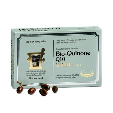 [Nhập khẩu] PHARMA NORD Bio Quinone Q10 Gold hỗ trợ sức khỏe tim mạch (30 viên)
