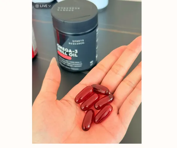 [CHÍNH HÃNG] Viên Uống Dầu Nhuyễn Thể Tôm Krill Oil + Astanxxanthin 1000mg - Tăng Cường Sức Khỏe Tim Mạch & Khớp - Sports Research Mỹ 90 Viên