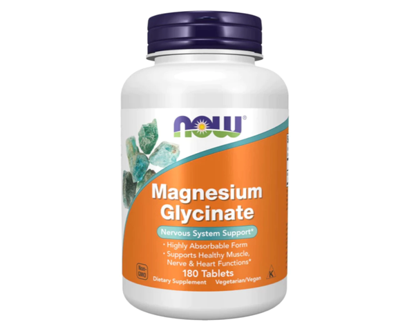 [CHÍNH HÃNG] Now Magnesium Glycinate 200mg thuần chay USA 180 viên