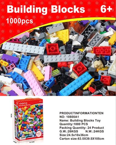 Bộ xếp hình Building Blocks gồm 1000 chi tiết 10800A LC-002