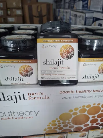 Youtheory Men's Shilajit hỗ trợ sinh lực và sức bền cho nam giới 120 viên