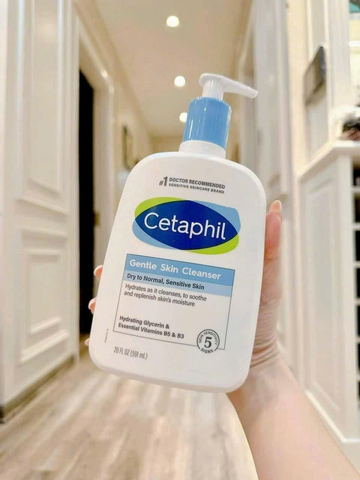Bộ sản phẩm sữa rửa mặt Cetaphil Gentle Skin Cleanser 591ml 