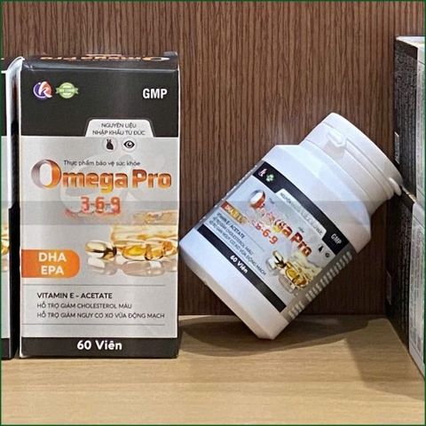 1 HỘP OMEGA PRO 3-6-9 – VIÊN UỐNG DẦU CÁ HỖ TRỢ GIẢM CHOLESTEROL MÁU, GIẢM NGUY CƠ XƠ VỮA ĐỘNG MẠCH, CẢI THIỆN THỊ LỰC – HỘP 60 VIÊN.