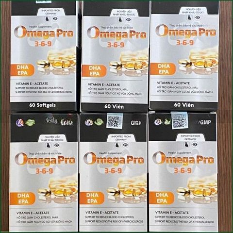 1 HỘP OMEGA PRO 3-6-9 – VIÊN UỐNG DẦU CÁ HỖ TRỢ GIẢM CHOLESTEROL MÁU, GIẢM NGUY CƠ XƠ VỮA ĐỘNG MẠCH, CẢI THIỆN THỊ LỰC – HỘP 60 VIÊN.