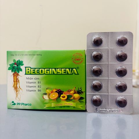 Becoginsena bổ sung nhân sâm và vitamin nhóm B - hộp 100 viên