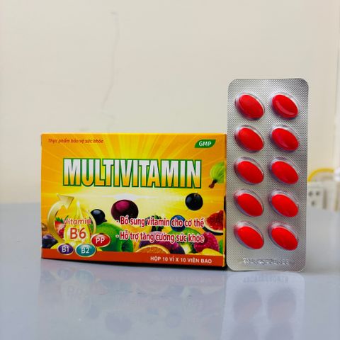 Multivitamin cung cấp 4 vitamin nhóm B - hộp 100 viên