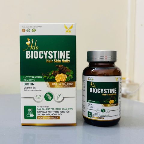 Viên uống BIOCYSTINE - dày tóc, đẹp da, chắc móng 30 viên