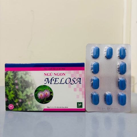 Viên ngủ ngon Melosa hỗ trợ mất ngủ, an thần - công thức cải tiến
