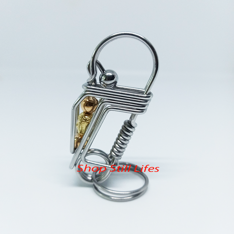 móc khóa mỹ nghệ mô hình chim cánh cụt tâm hướng phật MS009