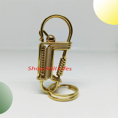 móc khóa mỹ nghệ mô hình chim cánh cụt sức bật lò xo MS001