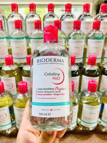 Nước Tẩy Trang Bioderma H2O 500ml - Sạch Dịu Nhẹ, Micro Cleansing Cho Da Nhạy Cảm, Dưỡng Ẩm Tự Nhiên 754003