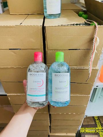 Nước Tẩy Trang Bioderma H2O 500ml - Sạch Dịu Nhẹ, Micro Cleansing Cho Da Nhạy Cảm, Dưỡng Ẩm Tự Nhiên 754003