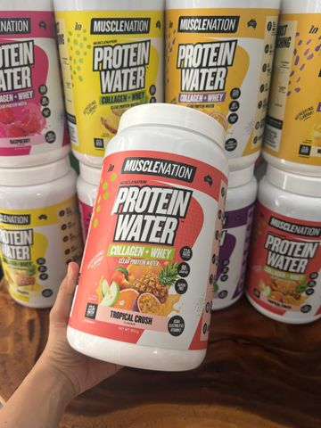 Bột Protein nước Muscle Nation Protein Water vị trái cây hộp 900g