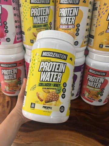 Bột Protein nước Muscle Nation Protein Water vị trái cây hộp 900g
