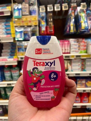 Kem Đánh Răng cho Bé Teraxyl Junior 2in1 cho bé từ 6t