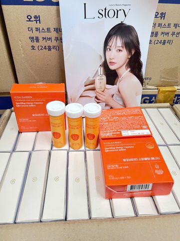 Viên Sủi Bổ Sung Vitamin Và Khoáng Chất Vital Garden Sparkling Energy Vitamins