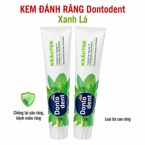 Kem đánh răng Dontodent 125ml chăm sóc răng miệng nội địa Đức