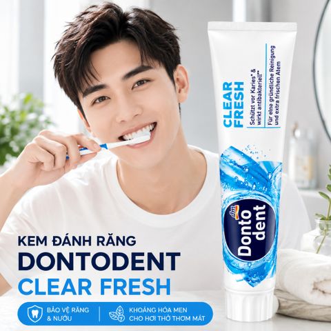 Kem đánh răng Dontodent 125ml chăm sóc răng miệng nội địa Đức