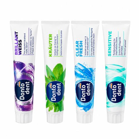 Kem đánh răng Dontodent 125ml chăm sóc răng miệng nội địa Đức