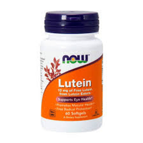 Viên uống Lutein 10mg Now 60 viên - Viên uống bổ mắt NK chính ngạch