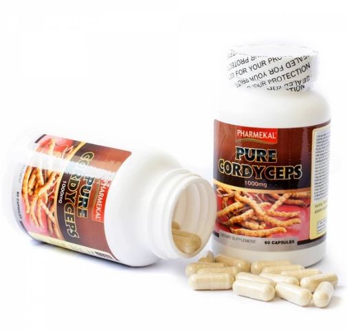 [Nhập khẩu] Pharmekal Pure Cordyceps - Viên uống Đông trùng hạ thảo giúp tăng cường sức đề kháng (hộp 60v)
