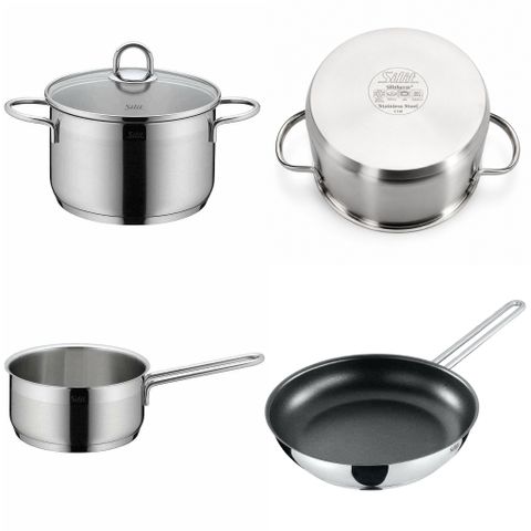 Bộ nồi Silit Diamant 7 món inox 18/10 dùng cho bếp từ nội địa Đức