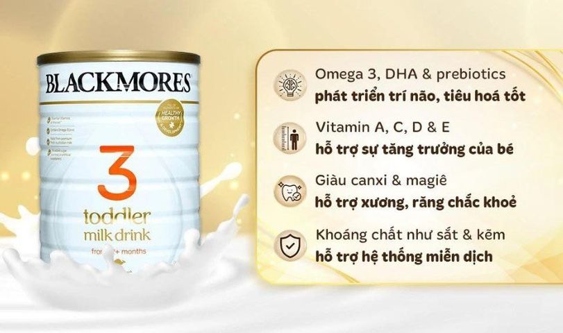 Sữa Blackmores số 3 Toodler Milk Drink 900g Úc cho trẻ 12 tháng tuổi