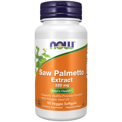 Viên uống hỗ trợ tuyến tiền liệt Now Saw Palmetto Extract 320mg 90 viên Nk chính ngạch