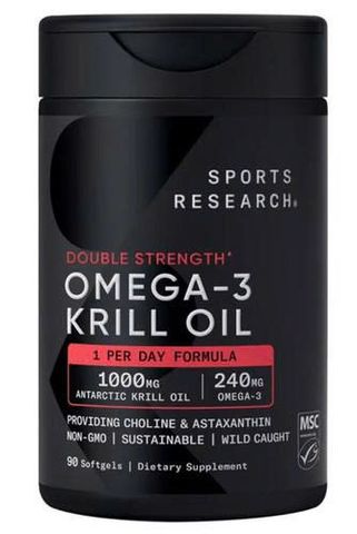 Vien uong Dầu nhuyễn thể Omega 3 1000mg, 90 viên nang mềm, Sports Research Antarctic