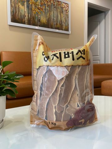 Nấm linh chi Hàn Quốc thái lát sẵn túi 1kg