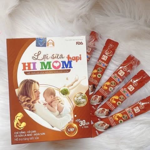 Cốm Lợi Sữa Hi Mom HaPi, Hỗ Trợ tăng Tiết Sữa, Giảm Nguy Cơ Tắc Tuyến Sữa, Chè Vằng Mát Sữa, Con Tăng Cân Đều