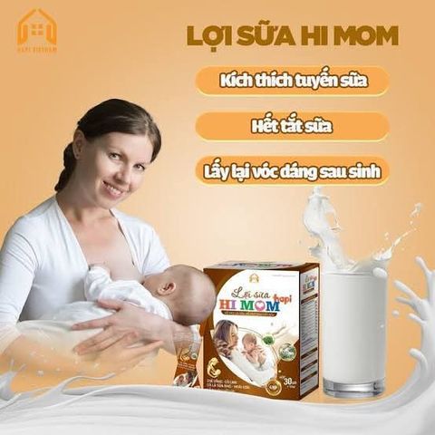 Cốm Lợi Sữa Hi Mom HaPi, Hỗ Trợ tăng Tiết Sữa, Giảm Nguy Cơ Tắc Tuyến Sữa, Chè Vằng Mát Sữa, Con Tăng Cân Đều