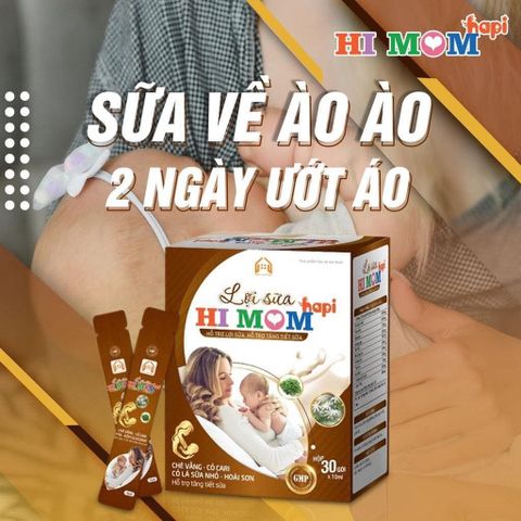 Cốm Lợi Sữa Hi Mom HaPi, Hỗ Trợ tăng Tiết Sữa, Giảm Nguy Cơ Tắc Tuyến Sữa, Chè Vằng Mát Sữa, Con Tăng Cân Đều