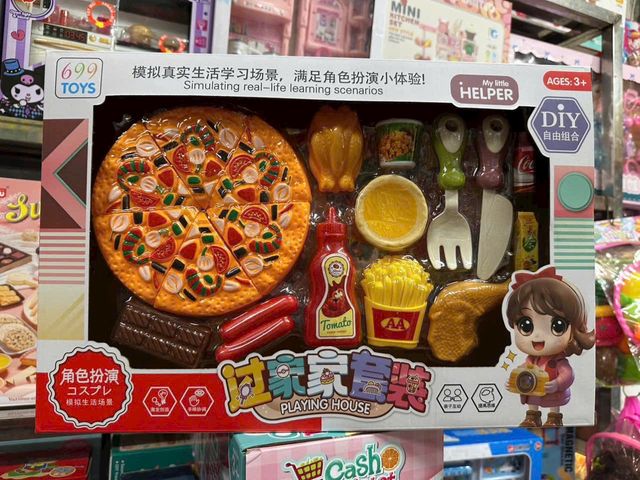 Chơi đồ hàng cắt bánh pizza, cắt bánh sinh nhật 8052