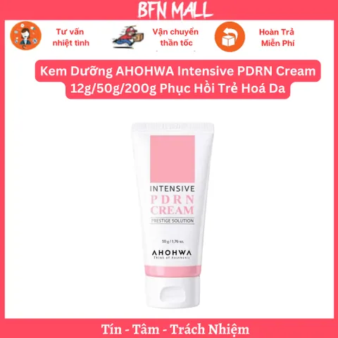 Kem Dưỡng AHOHWA Intensive PDRN Cream 12g/50g/200g Phục Hồi Trẻ Hoá Da