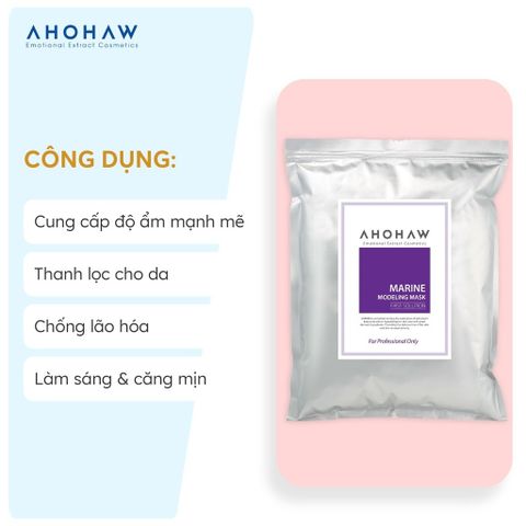 Mặt Nạ Bột AHOHWA MARINE MODELING MASK - Làm sáng căng mịn và chống lão hóa 1Kg