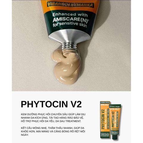 Phytocin V2 Hybrid Cream (30ml) - Phục Hồi Dành Cho Da Nhạy Cảm