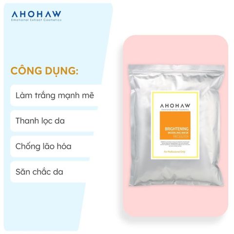Mặt nạ bột dưỡng trắng Ahohwa Brightening Modeling Mask 1000g